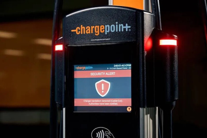 ChargePoint ป้องกันสายชาร์จรถยนต์ไฟฟ้าถูกตัด