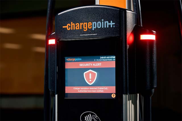 ChargePoint เปิดตัวสายชาร์จกันตัดและระบบเตือนภัย