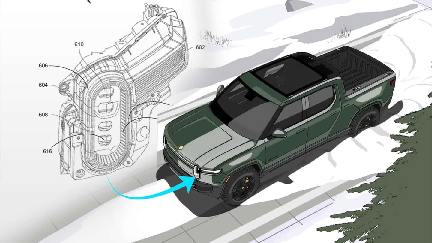 Rivian จดสิทธิบัตรเลนส์ไฟหน้าแบบมีระบบทำความร้อน