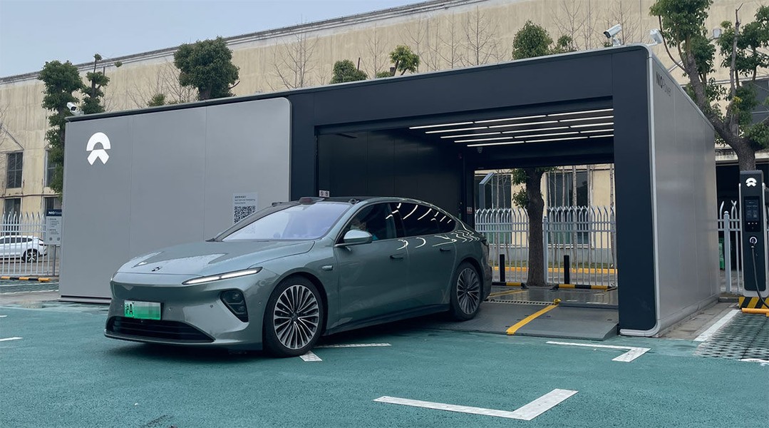 เซี่ยงไฮ้อุ้มสถานีสลับแบตเตอรี่อีวี